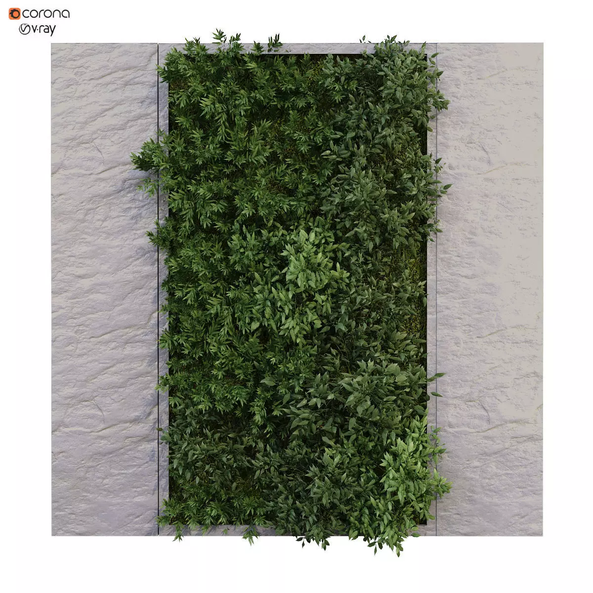 Greenwall set 182 3D model_0