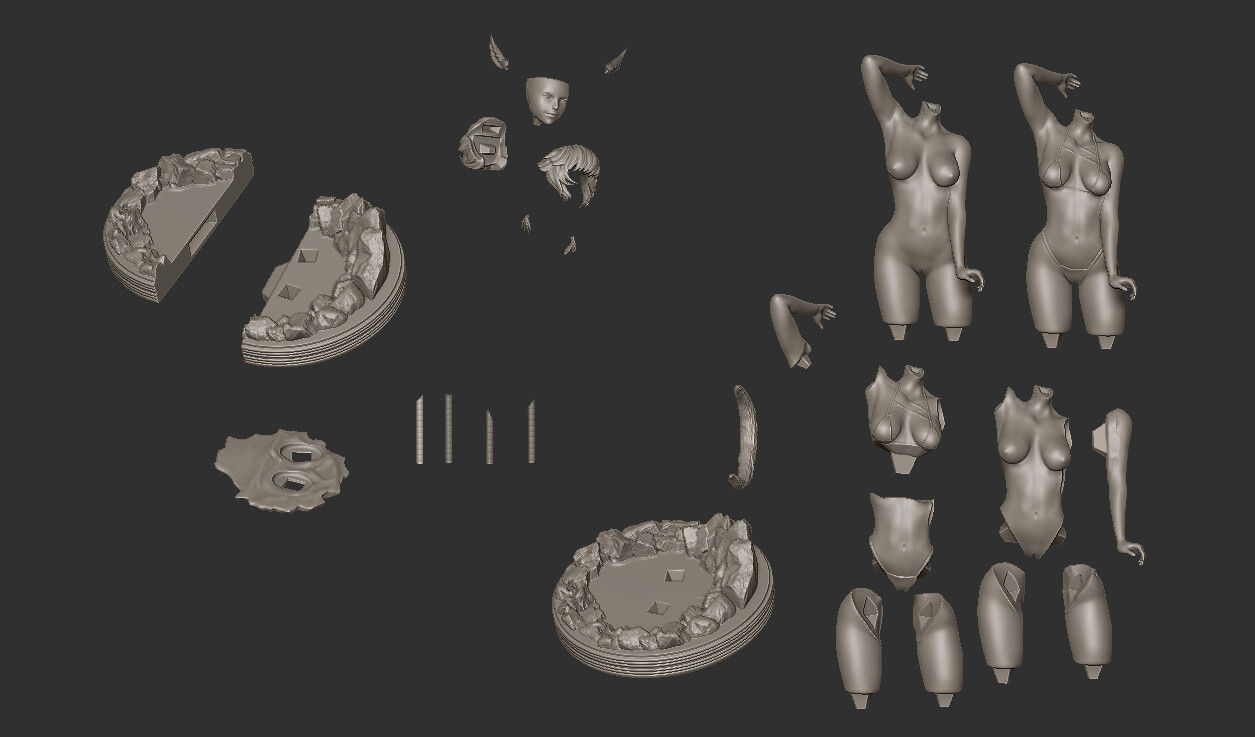 yshtola Stl Final Fantasy  3D print model_2