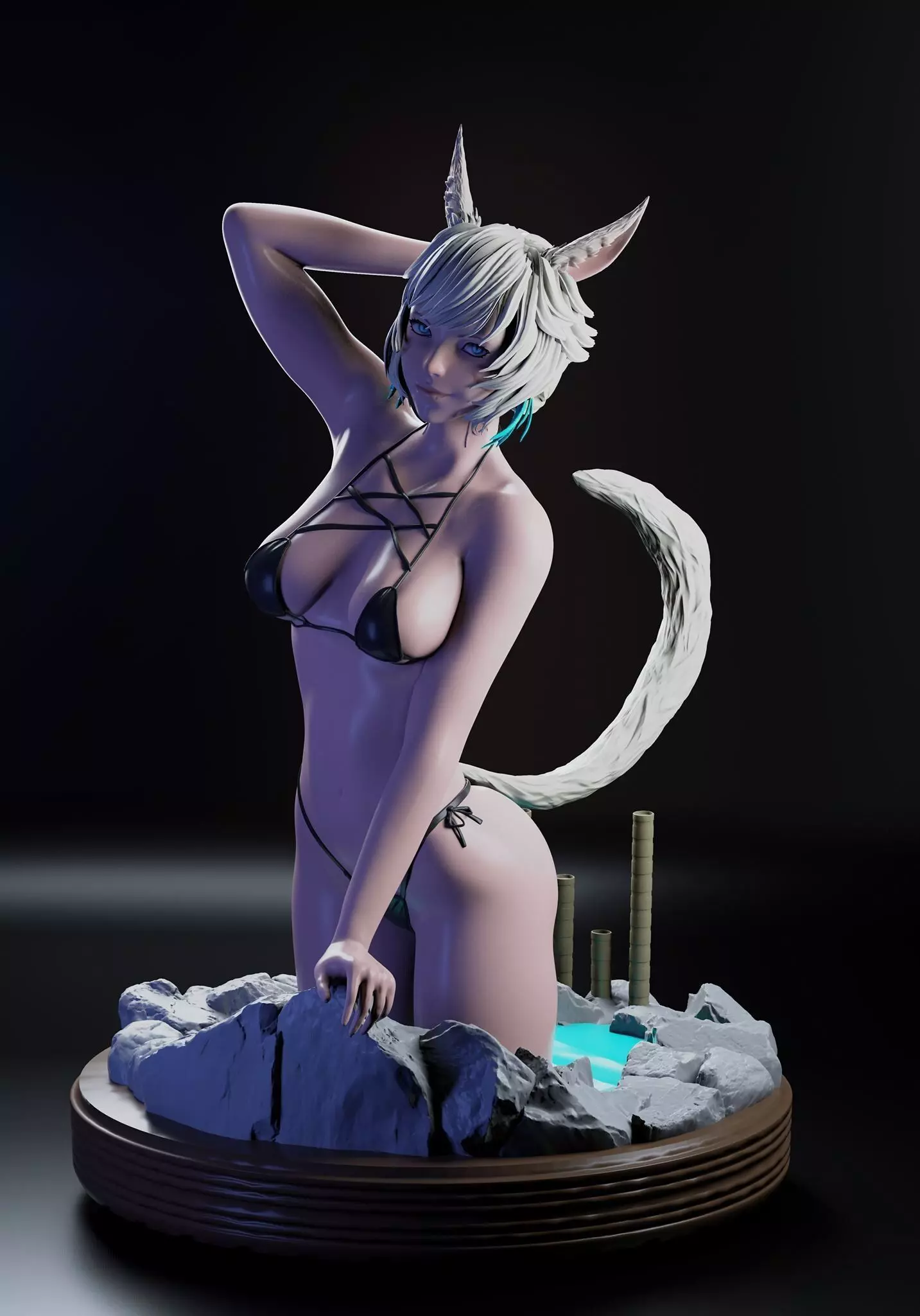 yshtola Stl Final Fantasy  3D print model_0