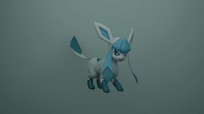 pokemon glaceon 3D print model