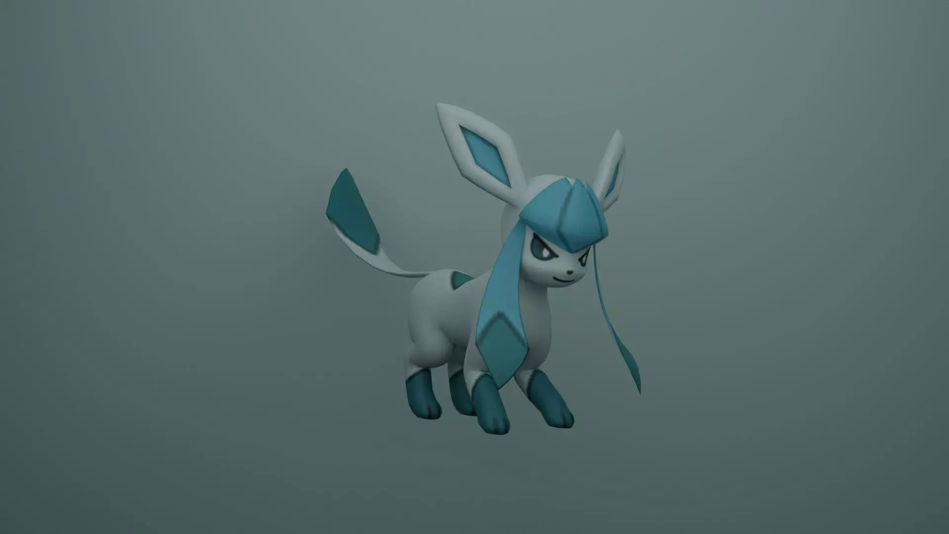 pokemon glaceon 3D print model_0