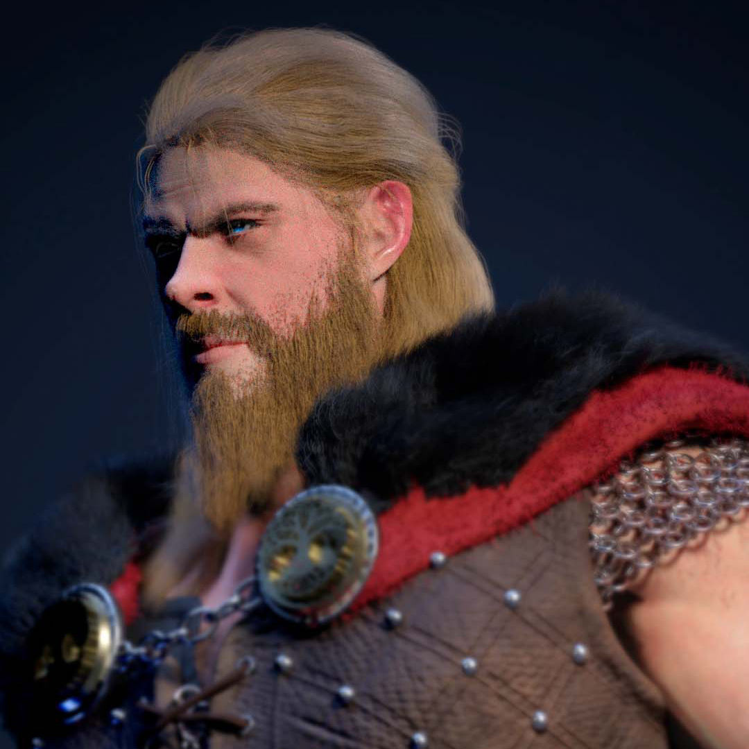 Viking Thor 3D model_7