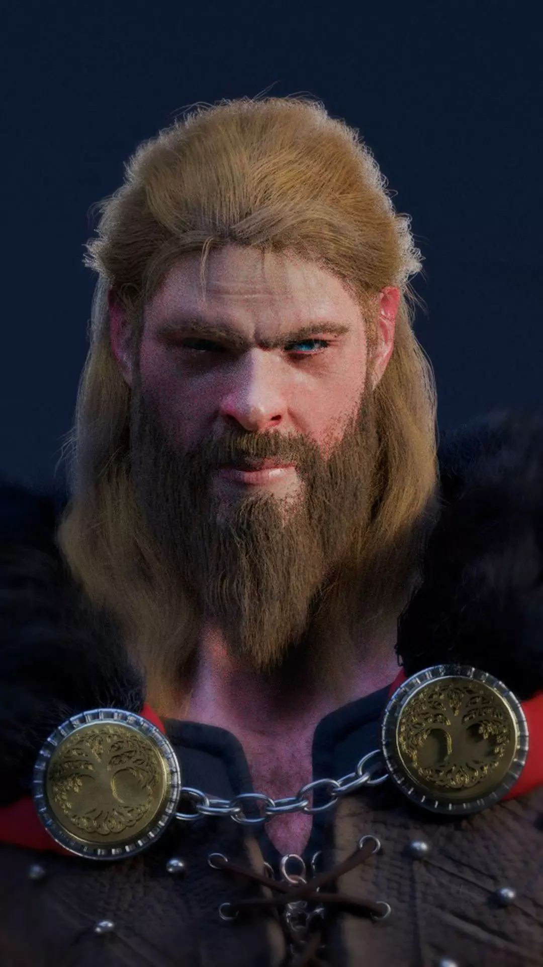 Viking Thor 3D model_0