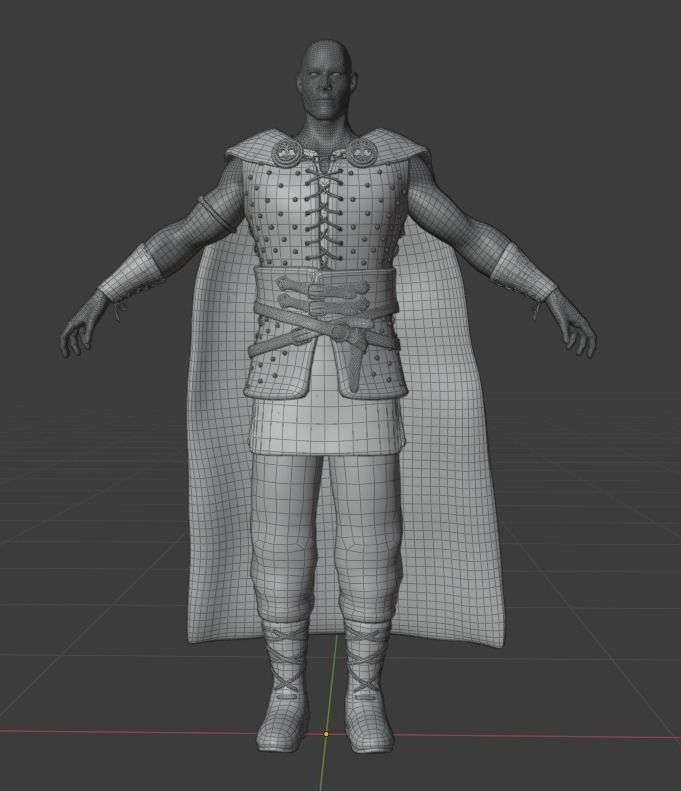 Viking Thor 3D model_10