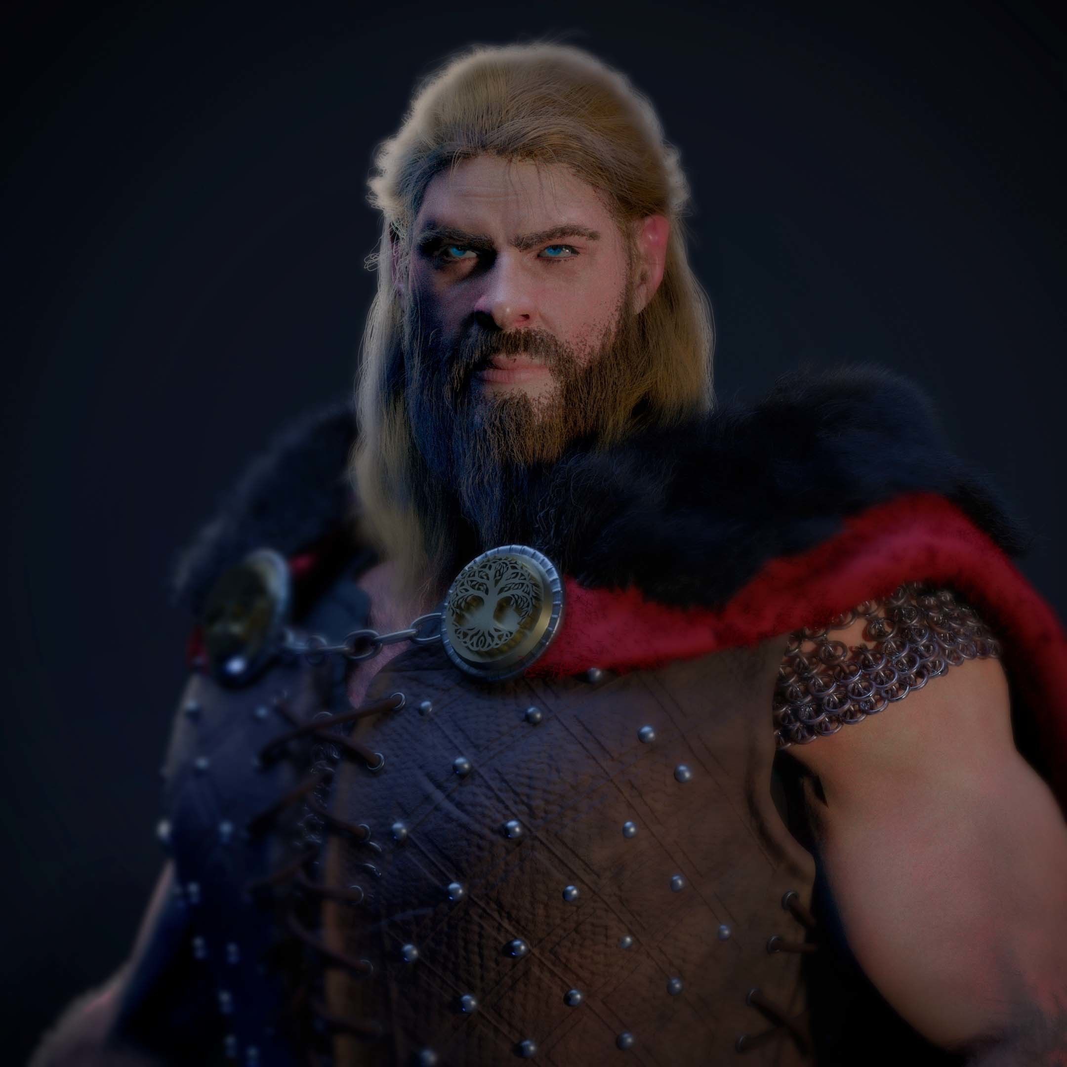 Viking Thor 3D model_8