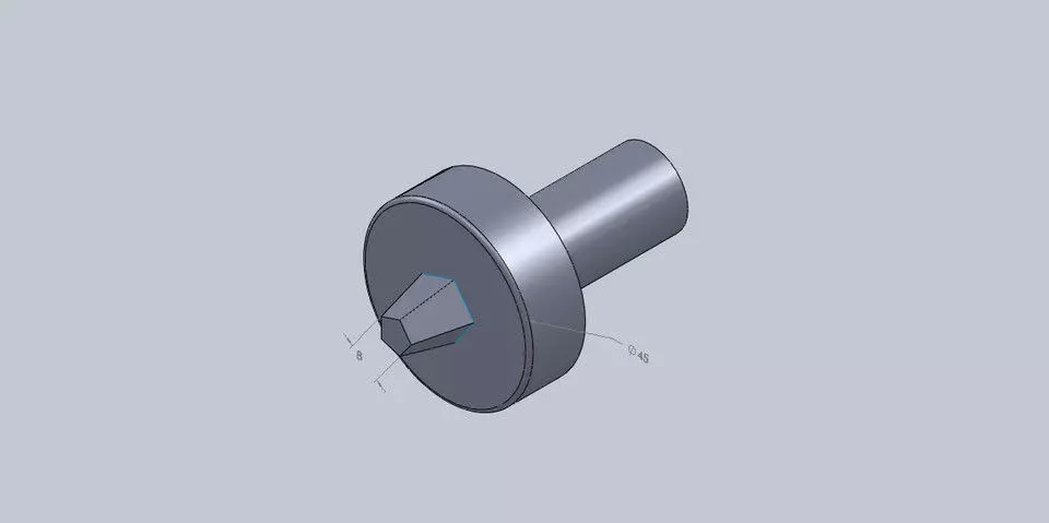 frustum pentagonal tool Free 3D model