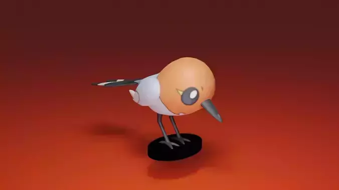 pokemon fletchling 3D print model