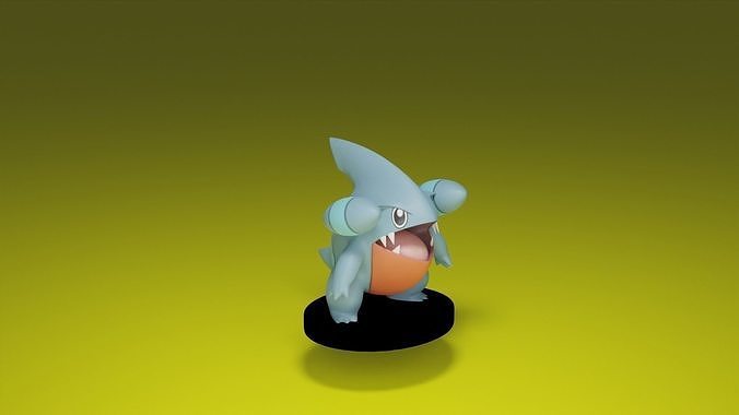 pokemon gible 3D print model