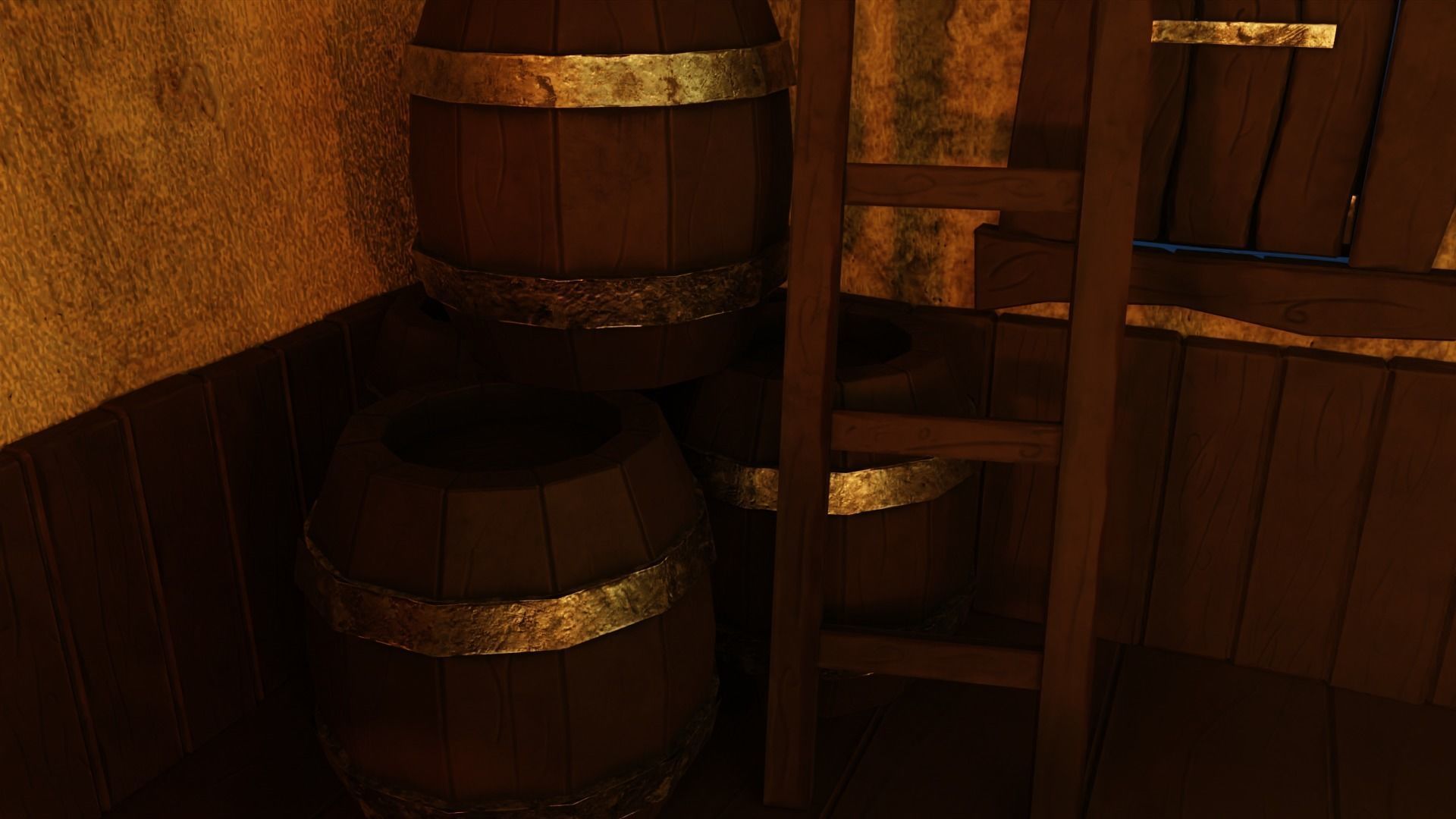 Stylized Witch Interior Decore Low-poly 3D model_8