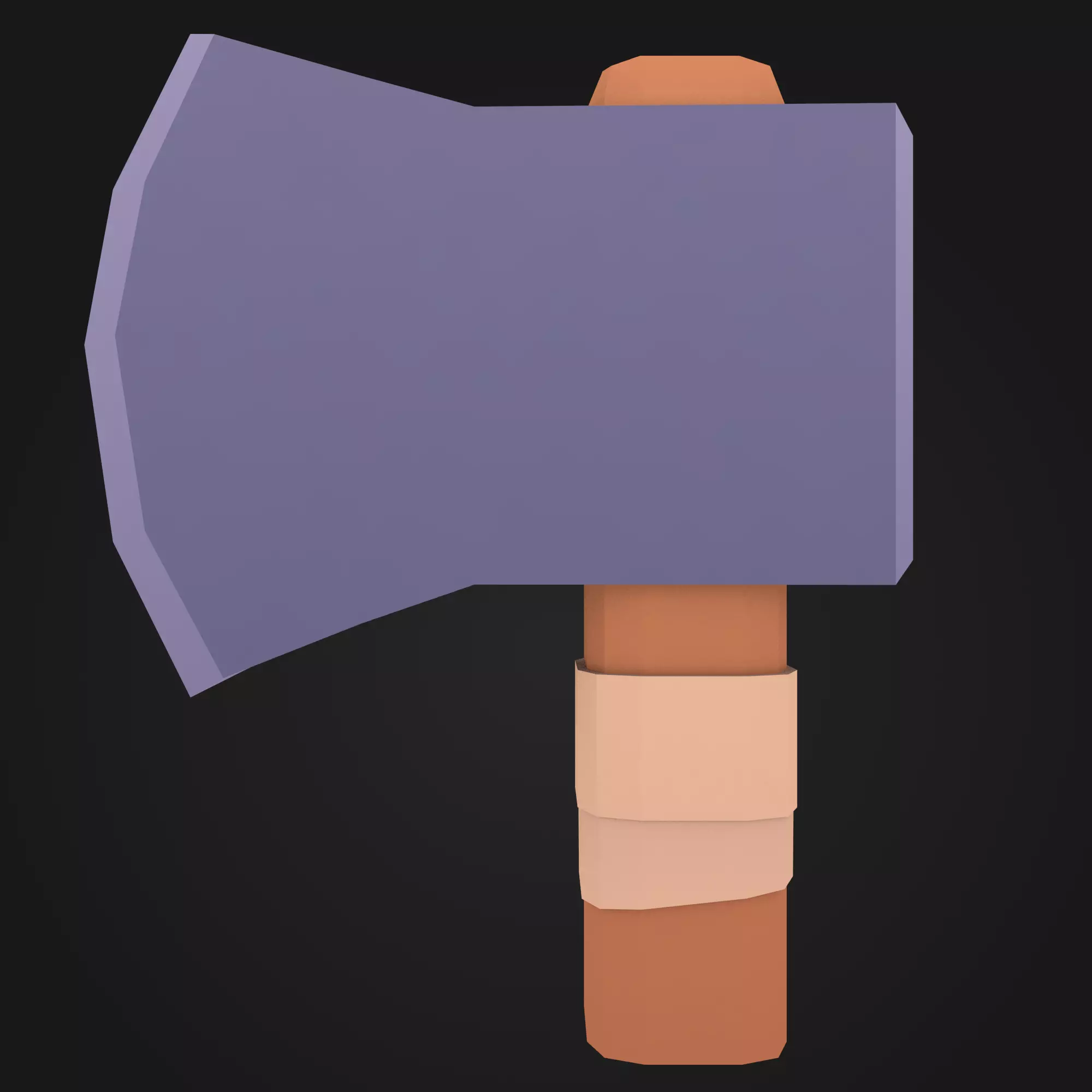 Low Poly Stylized Farming Tools Low-poly 3D model