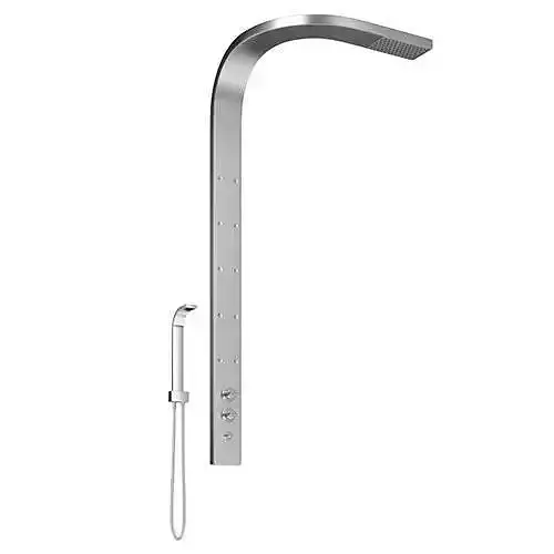 Stainless  Silver Shower Panel