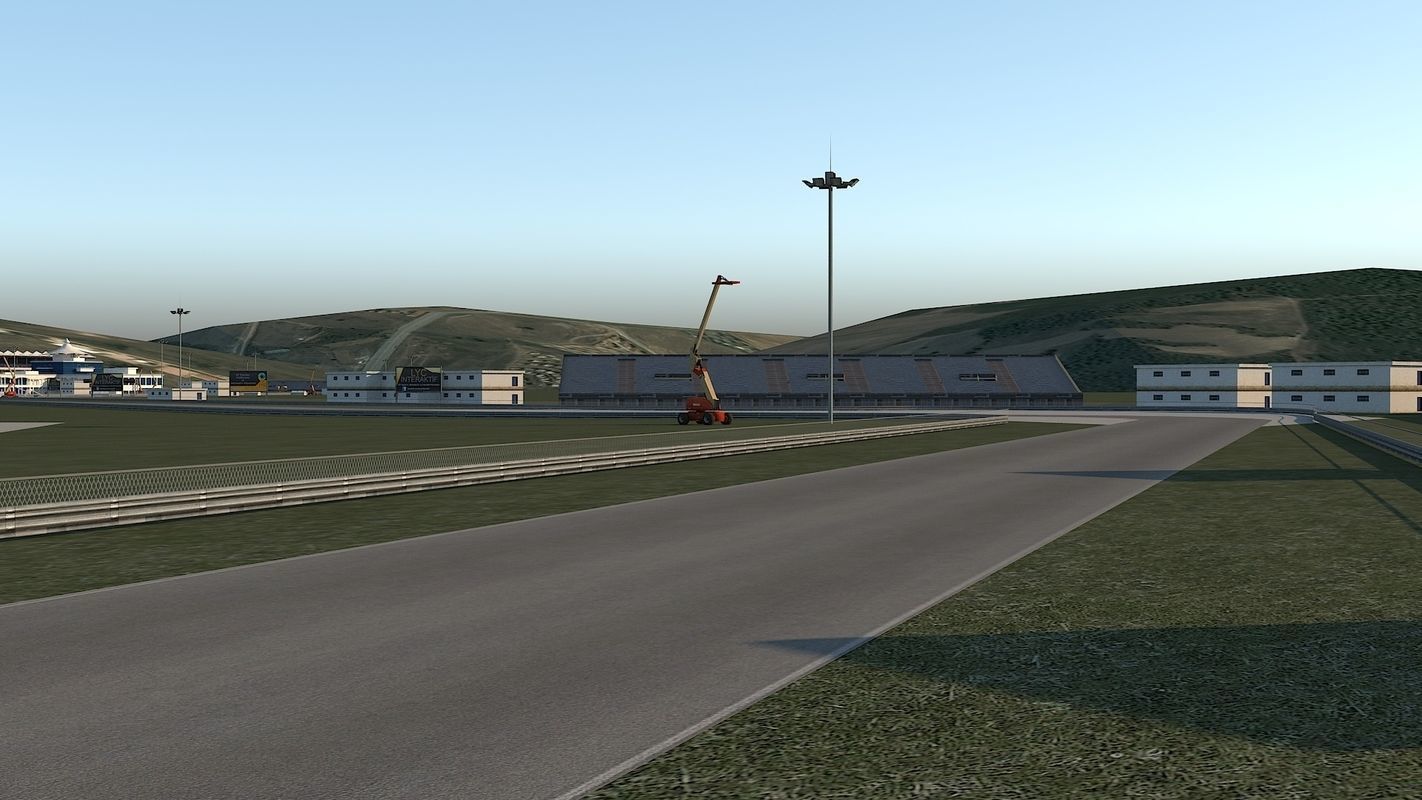 Istanbul Park Formula F1 Racing Circuit Track Model Low-poly 3D model_4