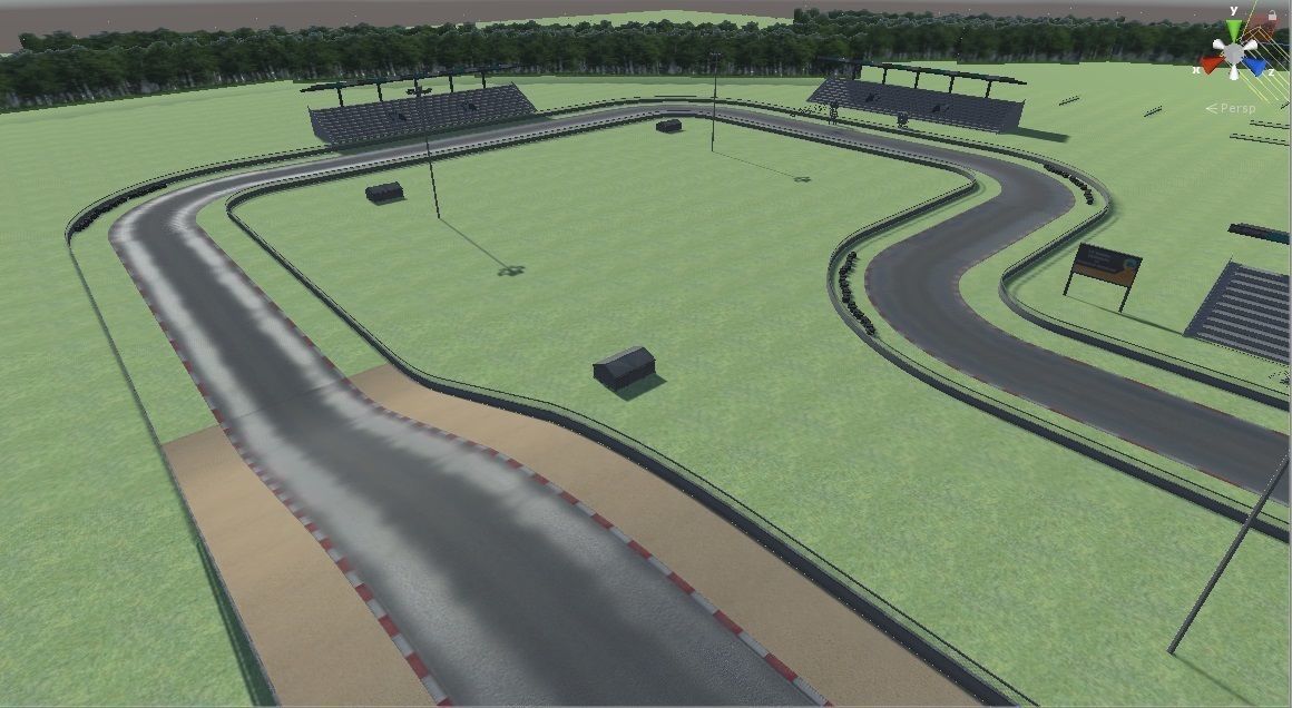 Race Track Modular Kit for Game and Big Projects unitypackage Low-poly 3D model_15