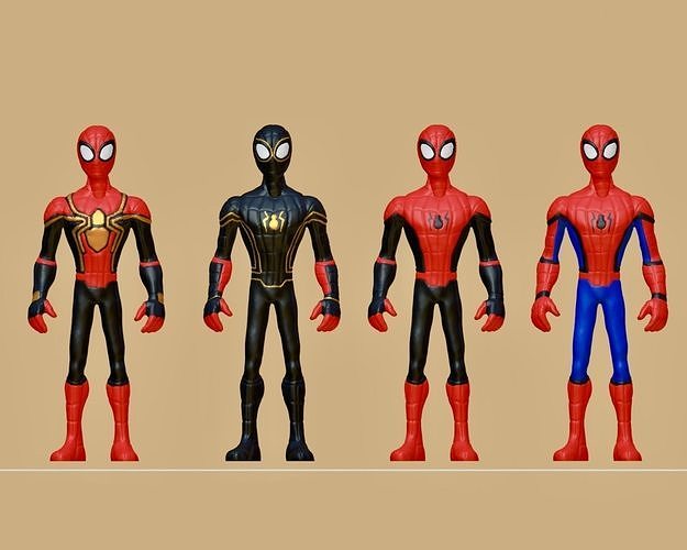 Spider-Man No Way Home Figures 3D print model