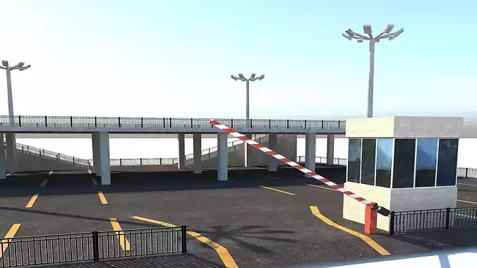 Two-Storey City Parking Lot