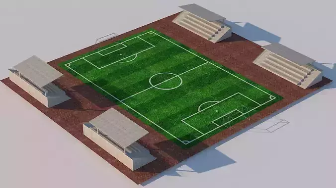 Street Neighborhood Football Field