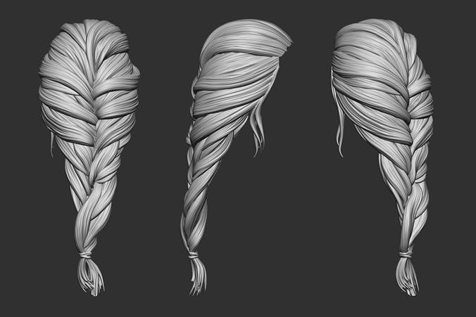 hair 20 3D print model