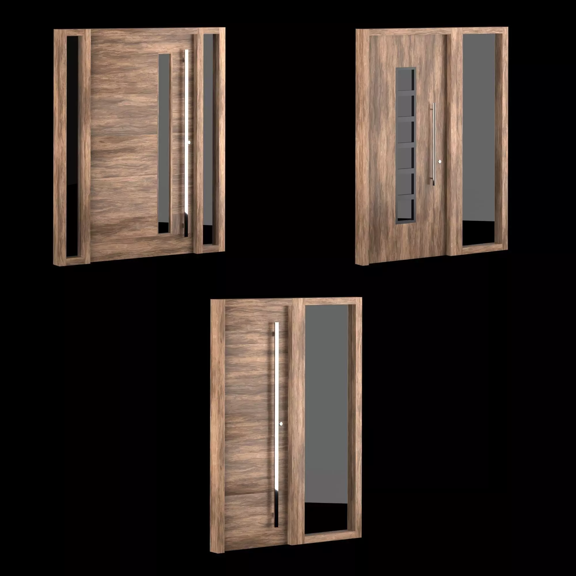 Exterior Large Doors 3D model_0