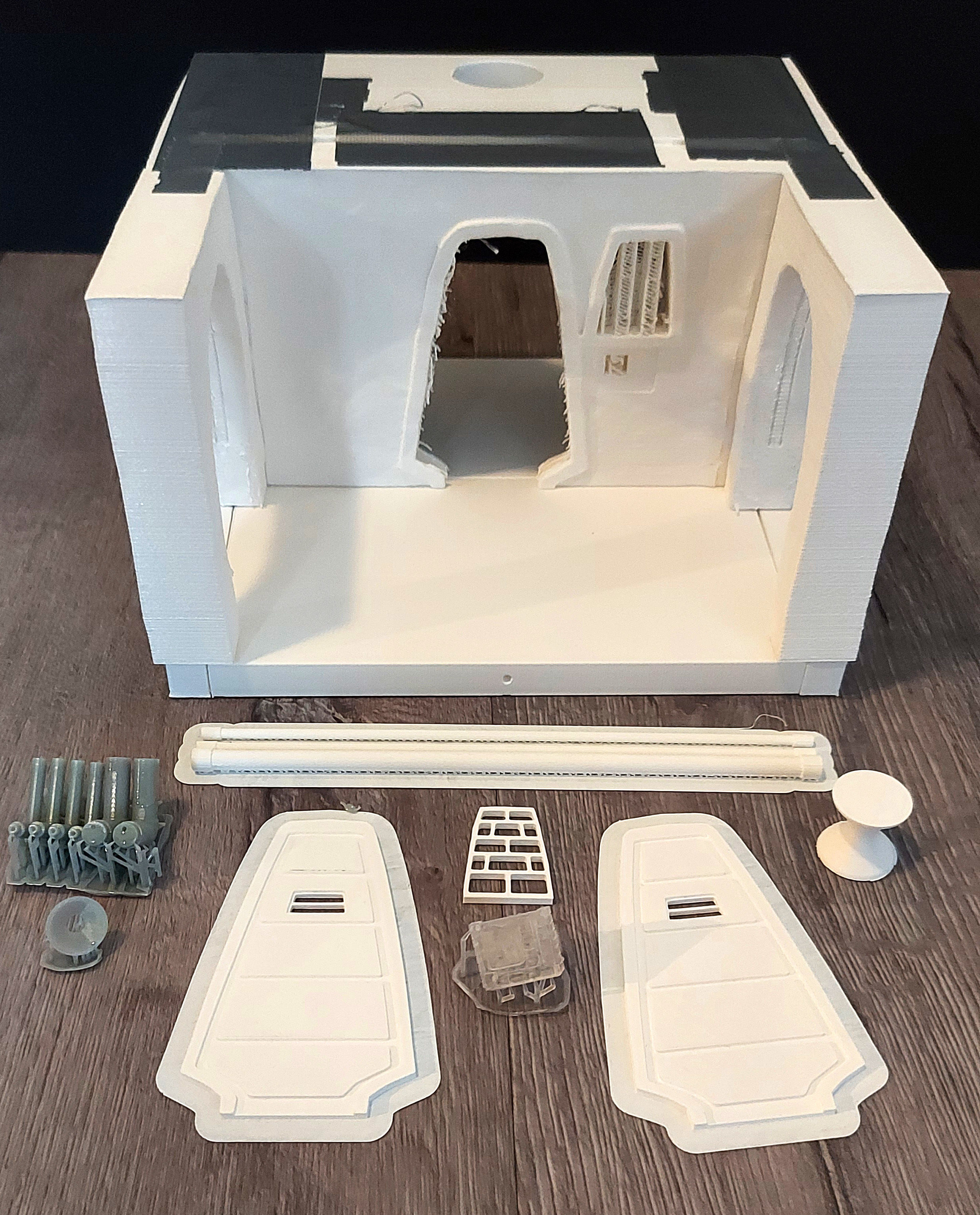 Jabbas Throne Room - Set 7B - Prison Area 1-18 scale Kenner 3D print model_14