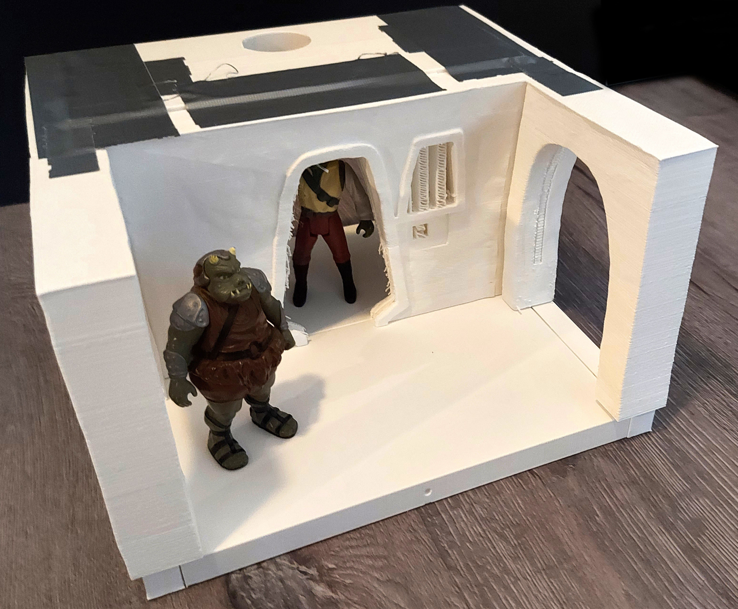 Jabbas Throne Room - Set 7B - Prison Area 1-18 scale Kenner 3D print model_16