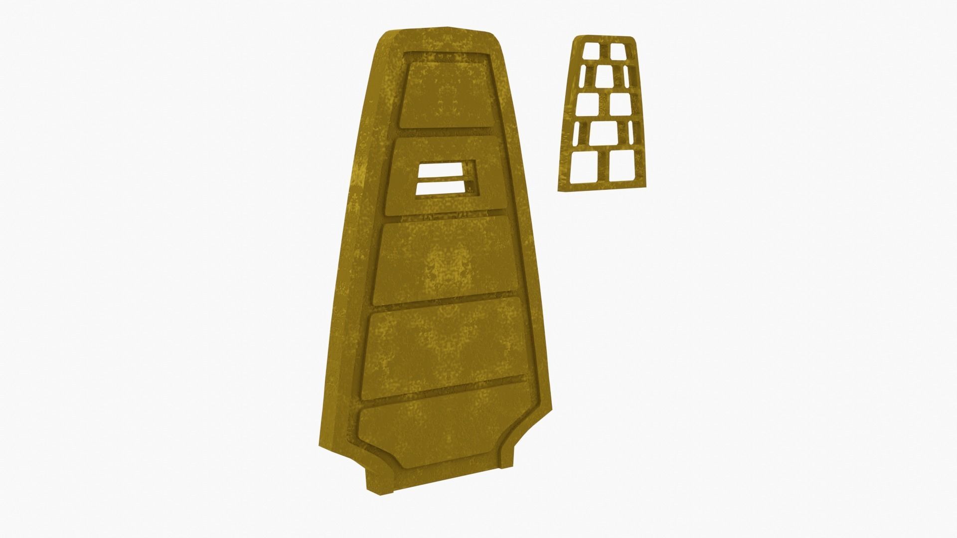 Jabbas Throne Room - Set 7B - Prison Area 1-18 scale Kenner 3D print model_13