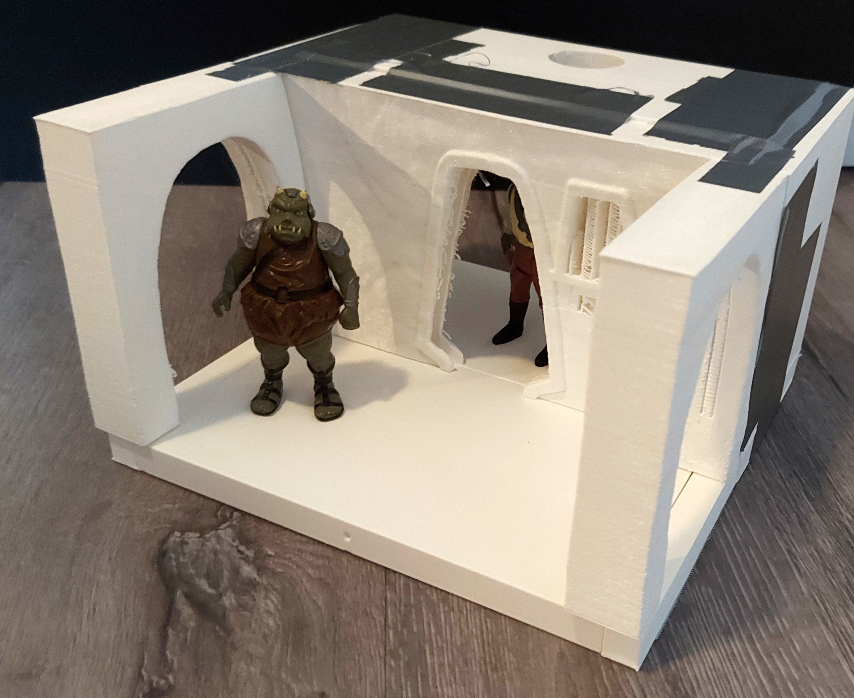 Jabbas Throne Room - Set 7B - Prison Area 1-18 scale Kenner 3D print model_17