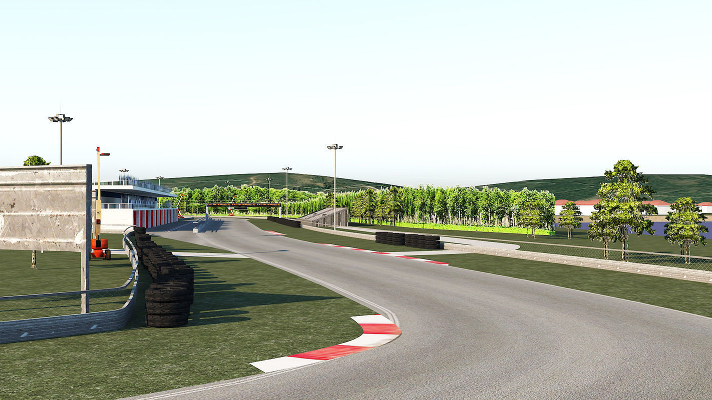 Korfez Race and F1 Track for Game and Projects Low-poly 3D model_4