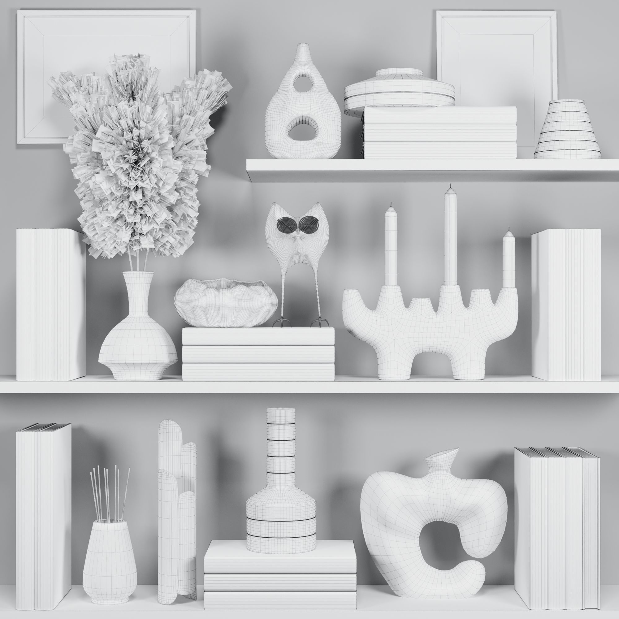  Decorative set 6 3D model_5