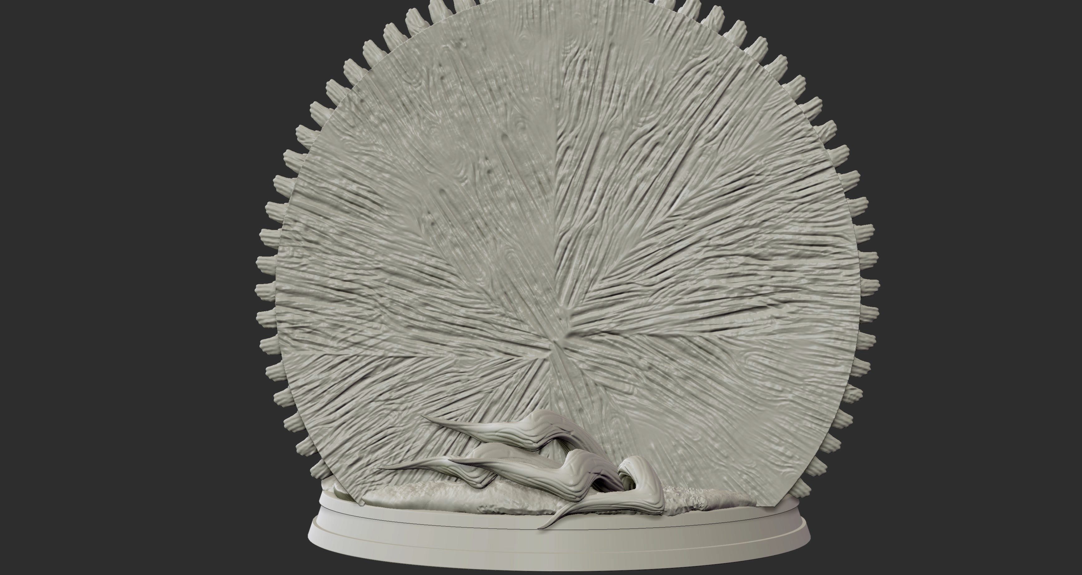 Hashirama Senju Wood Dragon Naruto Shipuden 3d Print Statue 3D print model_13