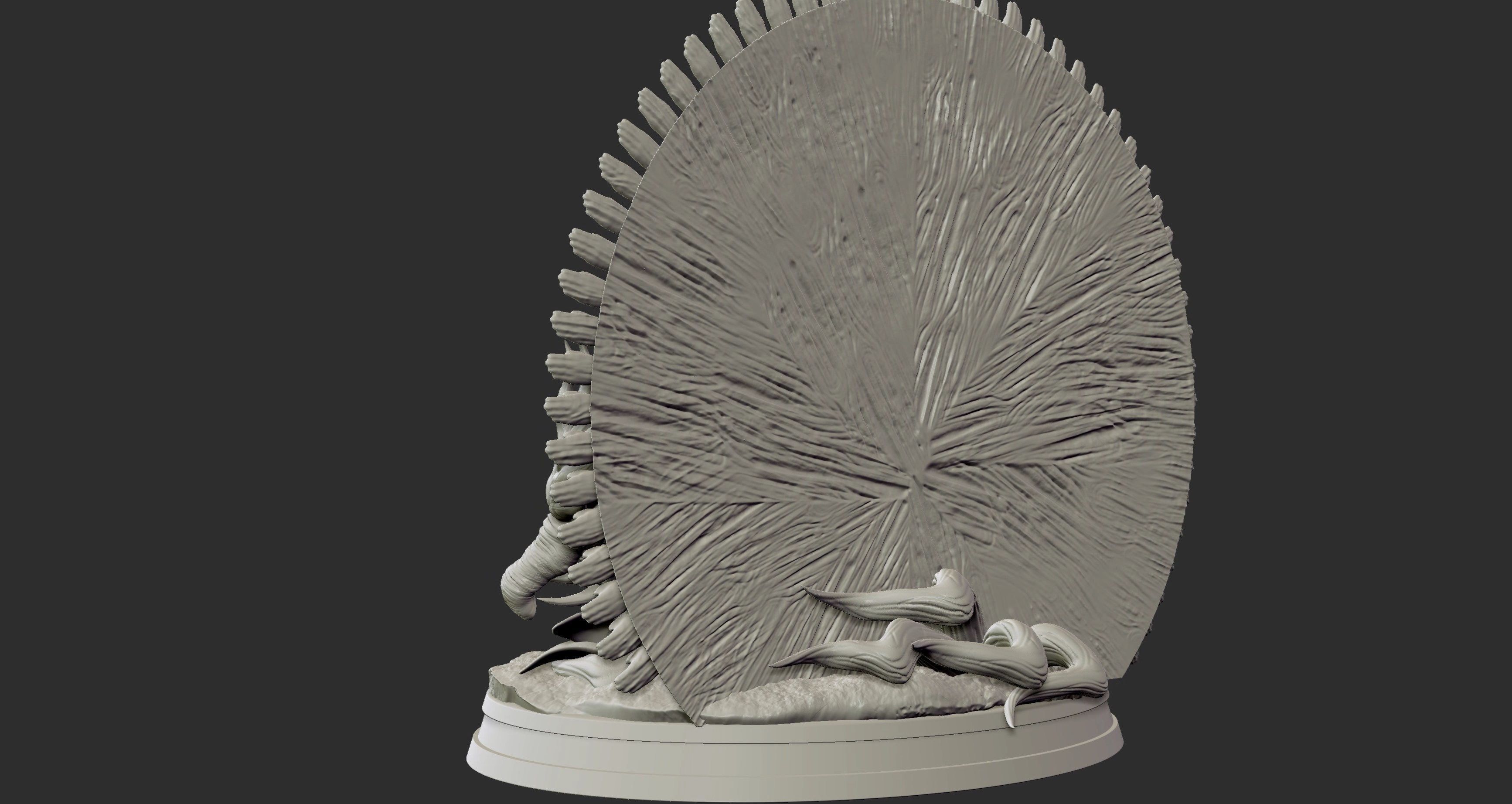 Hashirama Senju Wood Dragon Naruto Shipuden 3d Print Statue 3D print model_10