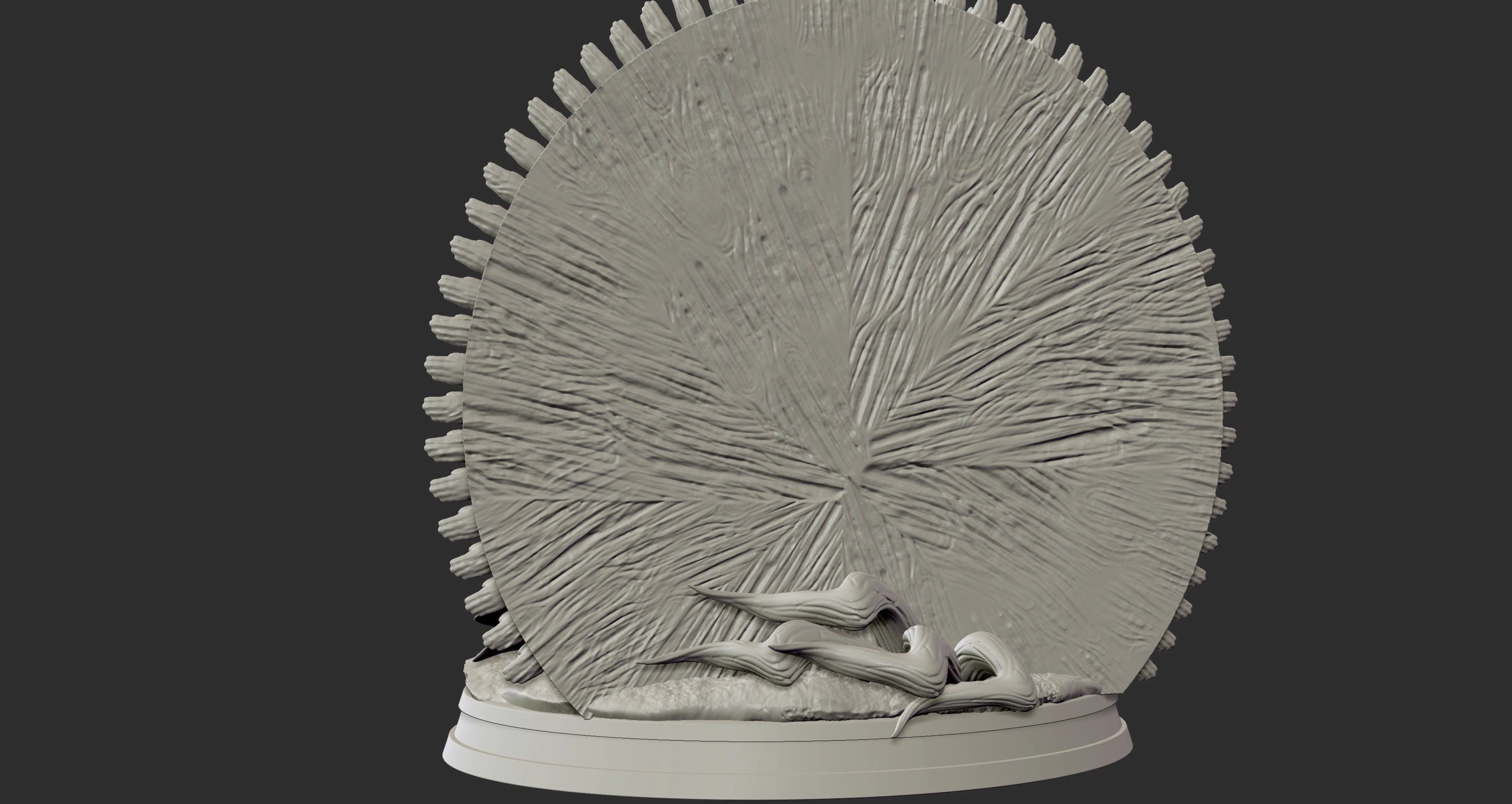 Hashirama Senju Wood Dragon Naruto Shipuden 3d Print Statue 3D print model_9