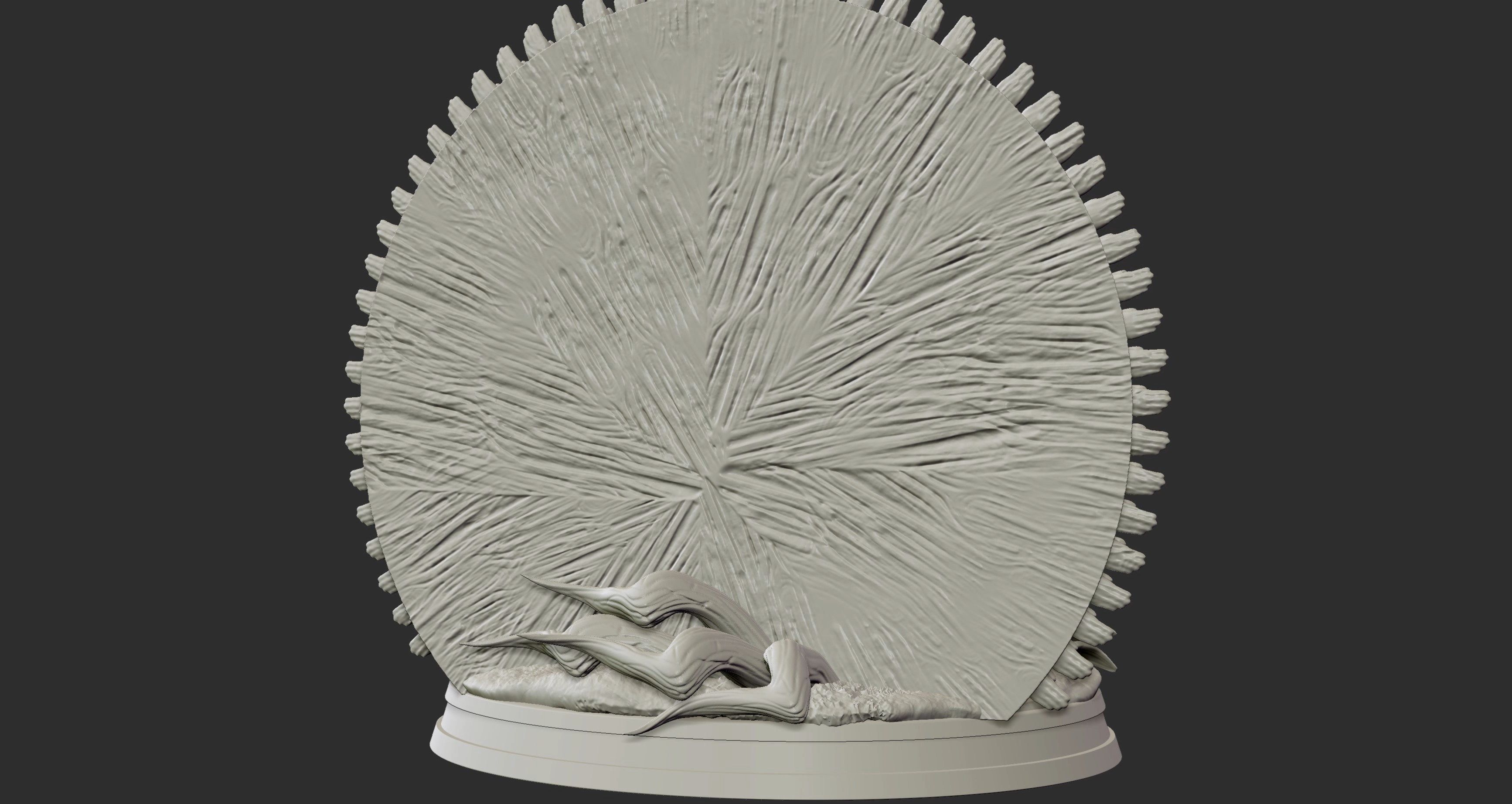 Hashirama Senju Wood Dragon Naruto Shipuden 3d Print Statue 3D print model_11