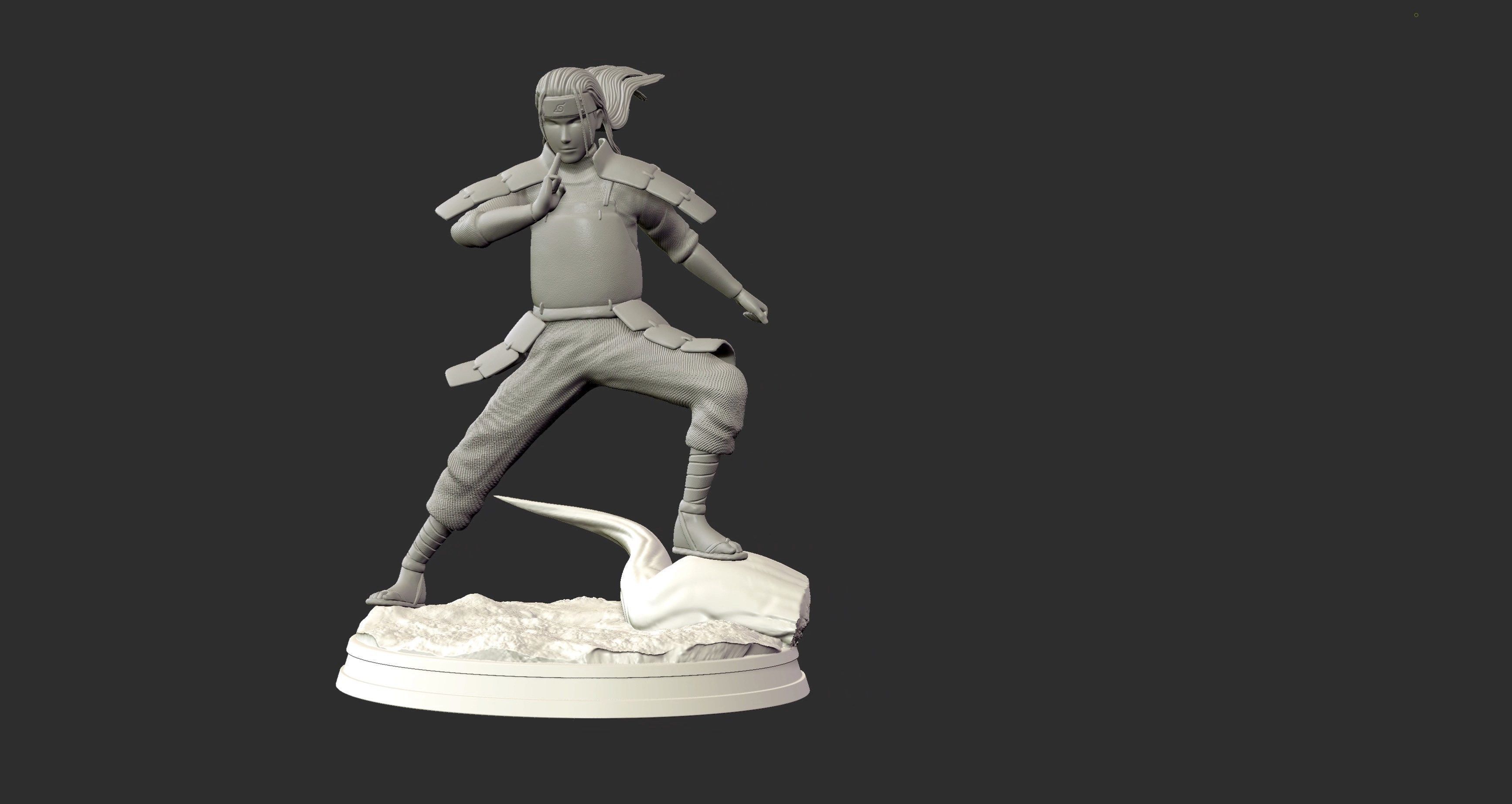 Hashirama Senju Naruto SHipuden 3D Print Figure Small 3D print model_3