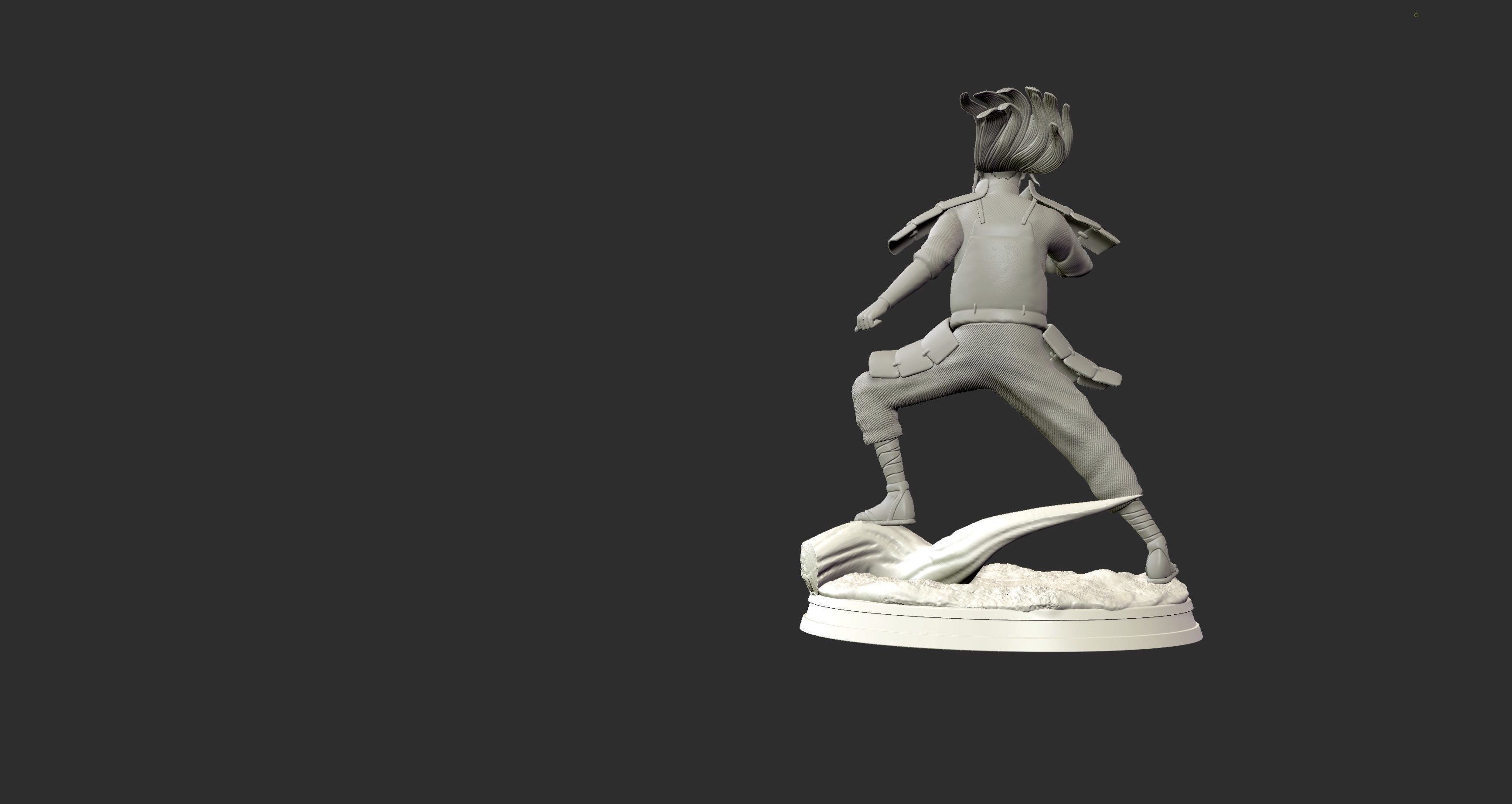 Hashirama Senju Naruto SHipuden 3D Print Figure Small 3D print model_13