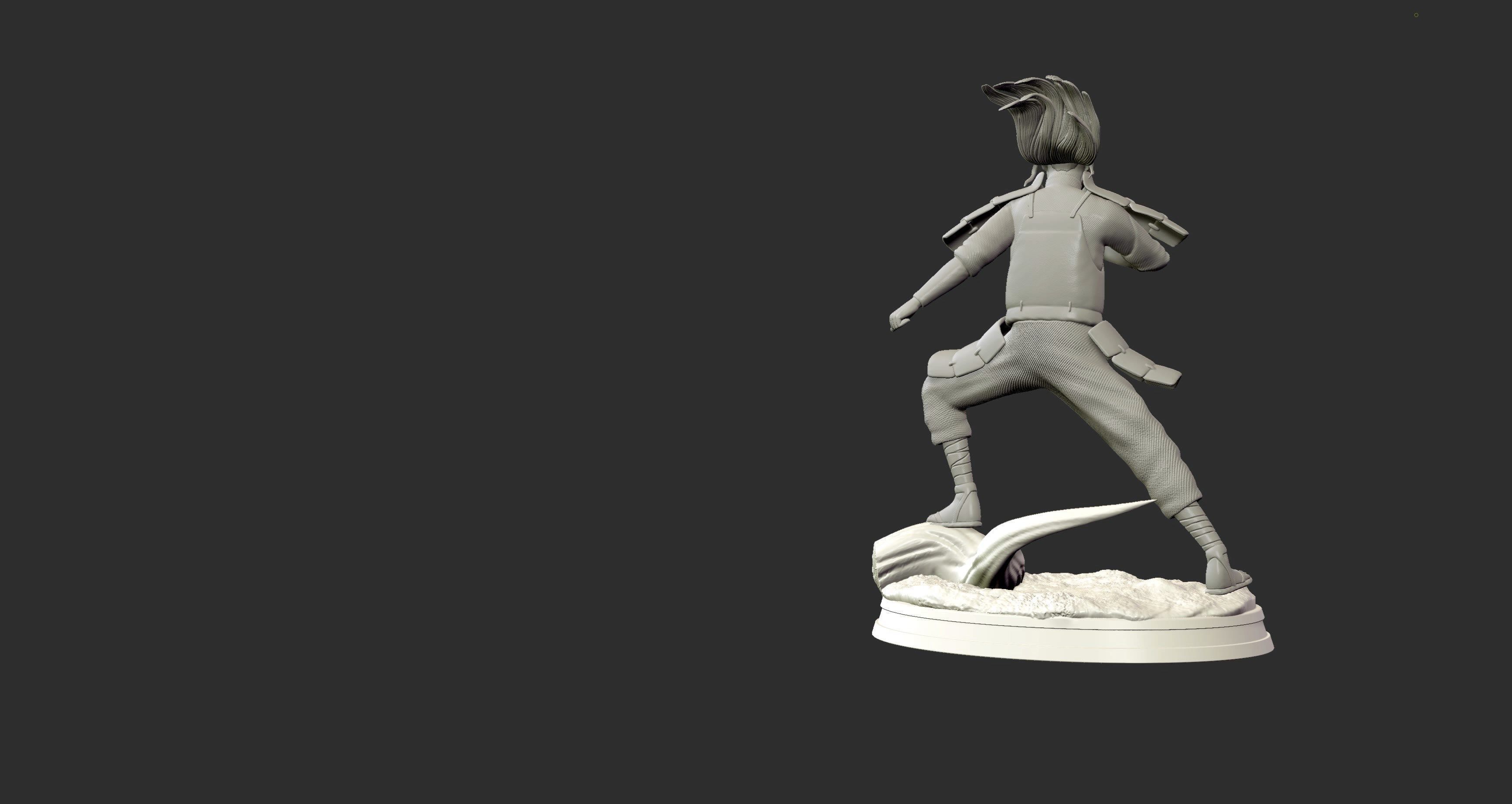 Hashirama Senju Naruto SHipuden 3D Print Figure Small 3D print model_14