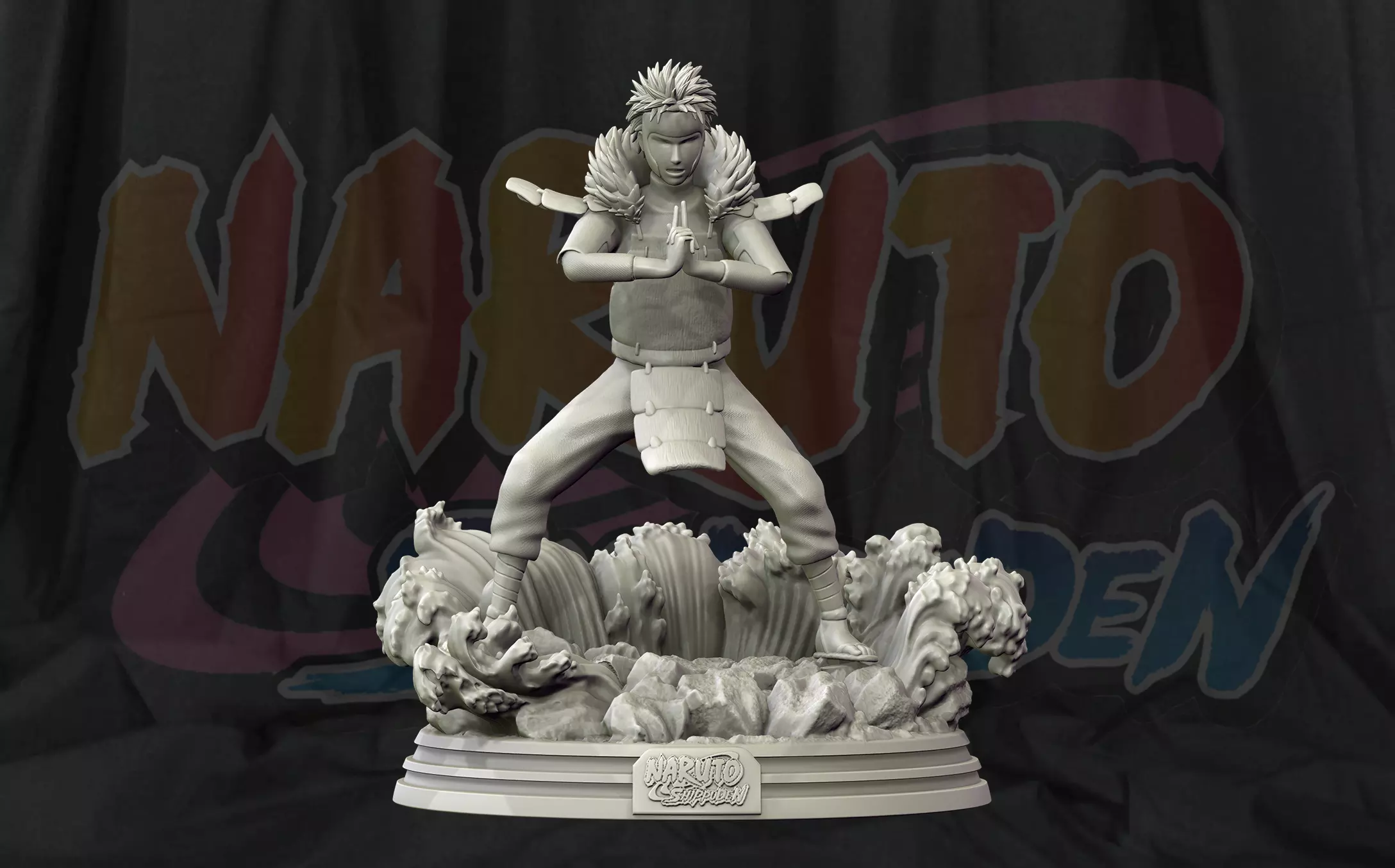 Tobirama Senju 3d Print Figure small - Naruto Shippuden 3D print model