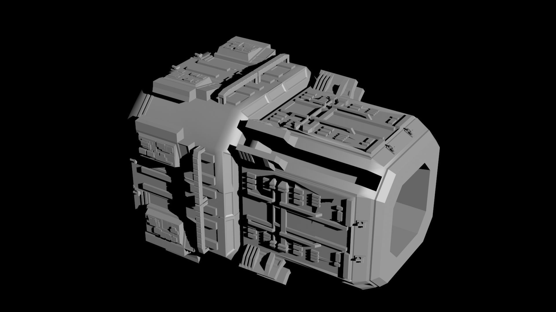 Expanse MCRN Donnager 3D print model_8
