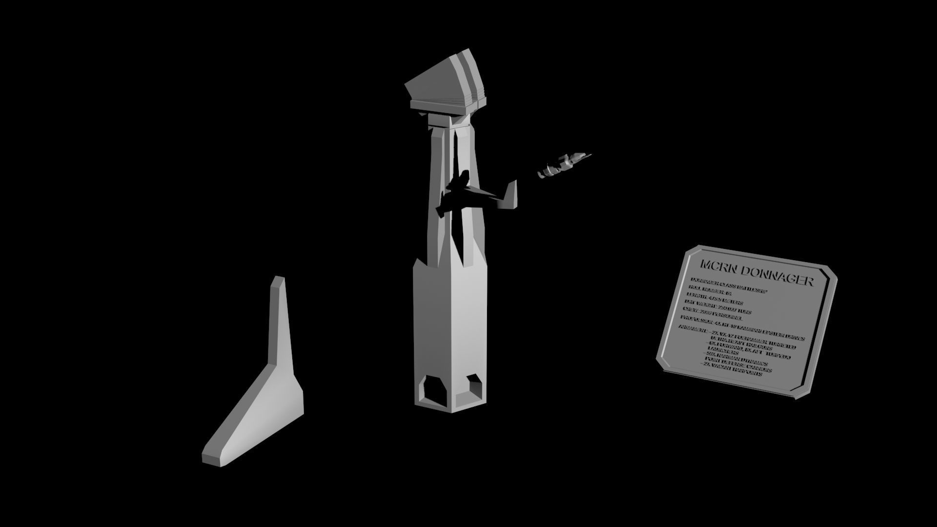 Expanse MCRN Donnager 3D print model_15