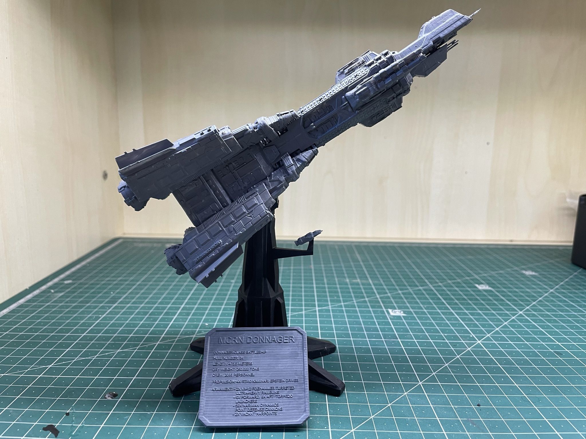 Expanse MCRN Donnager 3D print model_2