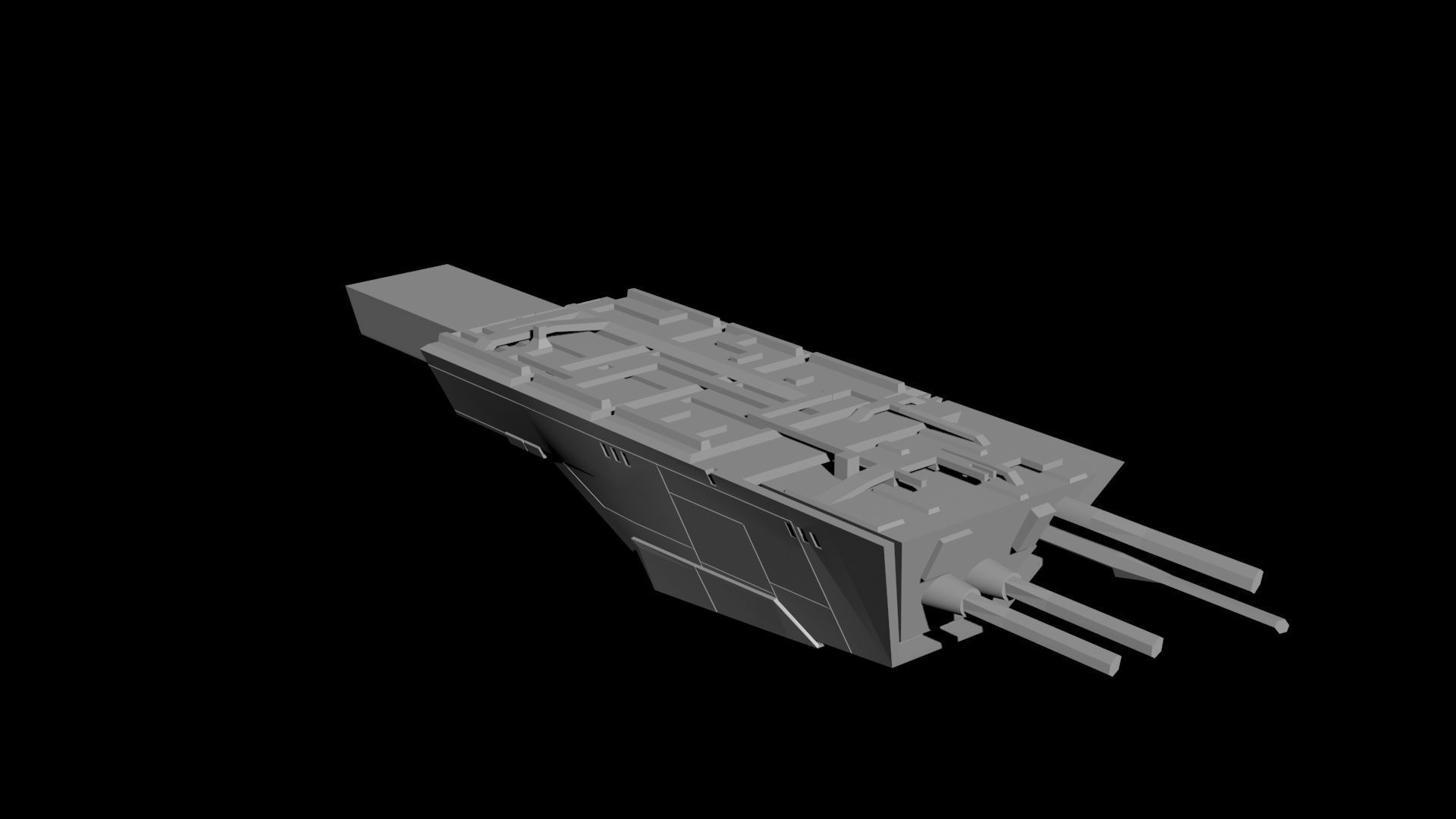 Expanse MCRN Donnager 3D print model_9
