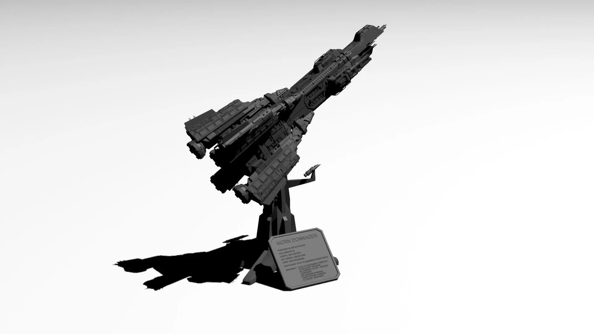 Expanse MCRN Donnager 3D print model_0