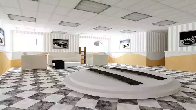 Car Gallery Show Area Garage