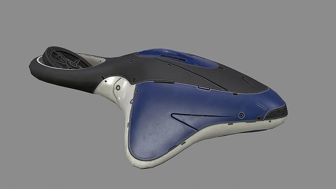 Drone R-02 Low-poly 3D model
