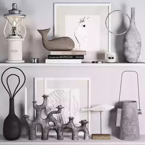 Decorative set 7 personalised lantern lamp 3D model