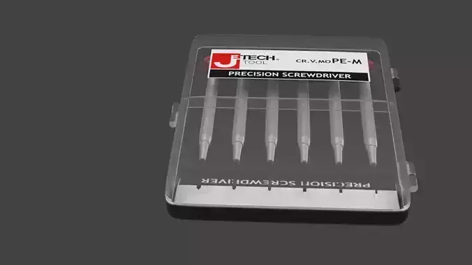j tech tools Screwdriver Set  3D model