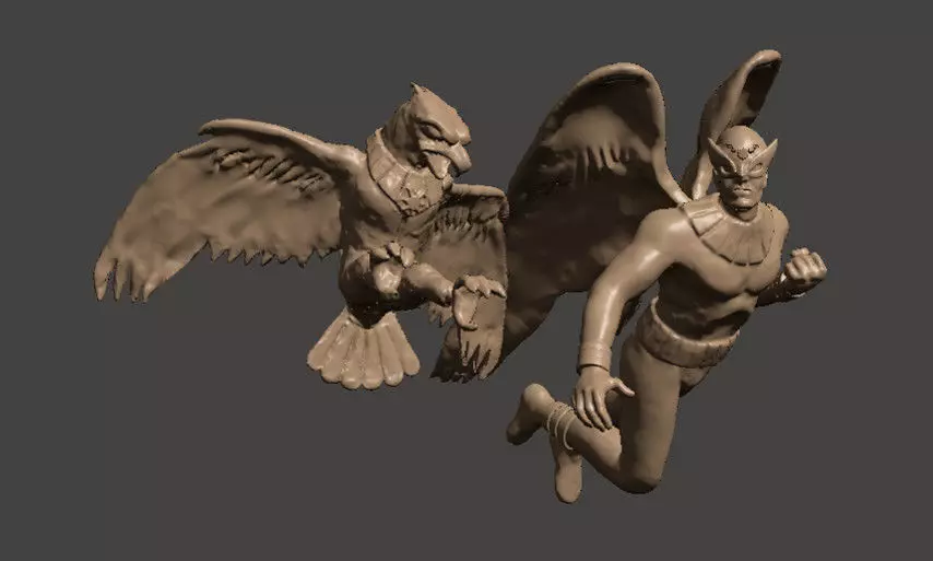Birdman and Avenger toy soldiers 3D print model_0