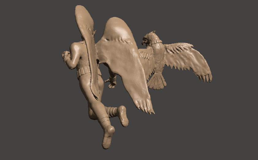 Birdman and Avenger toy soldiers 3D print model_2