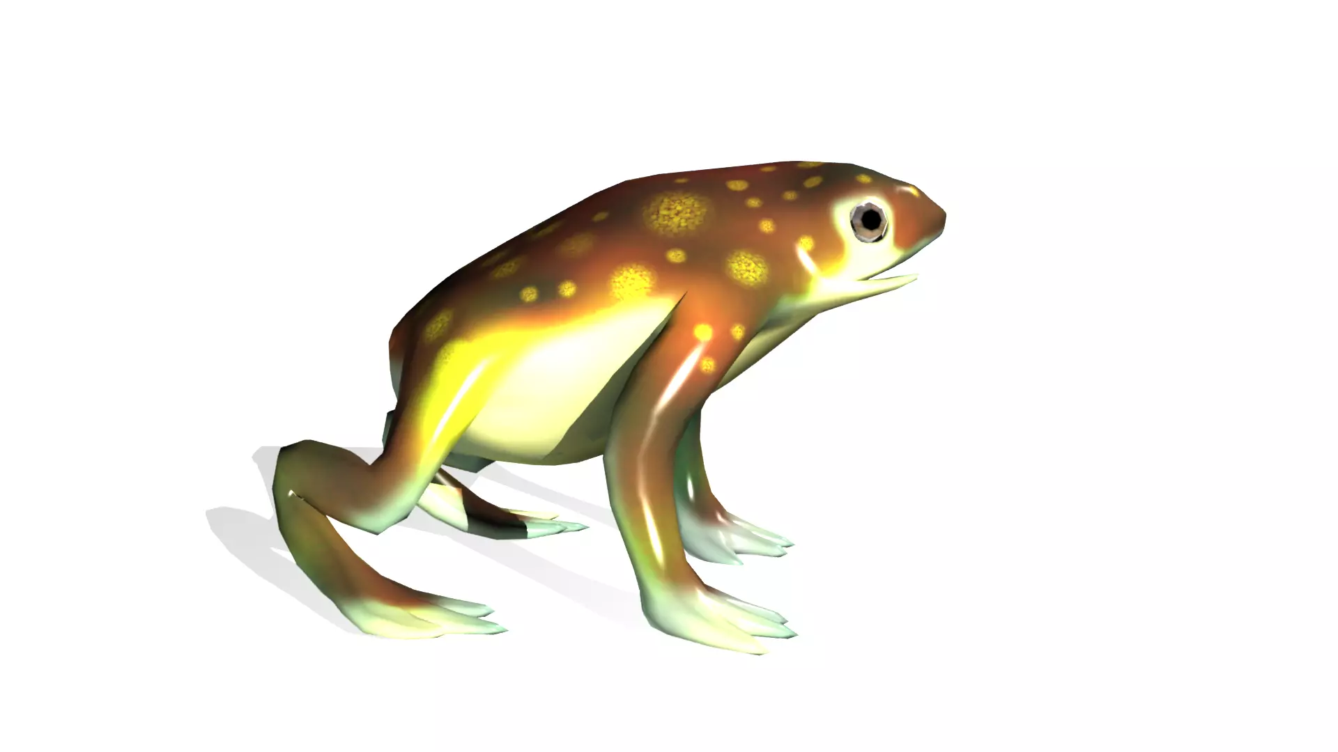 CANE TOAD Low-poly 3D model
