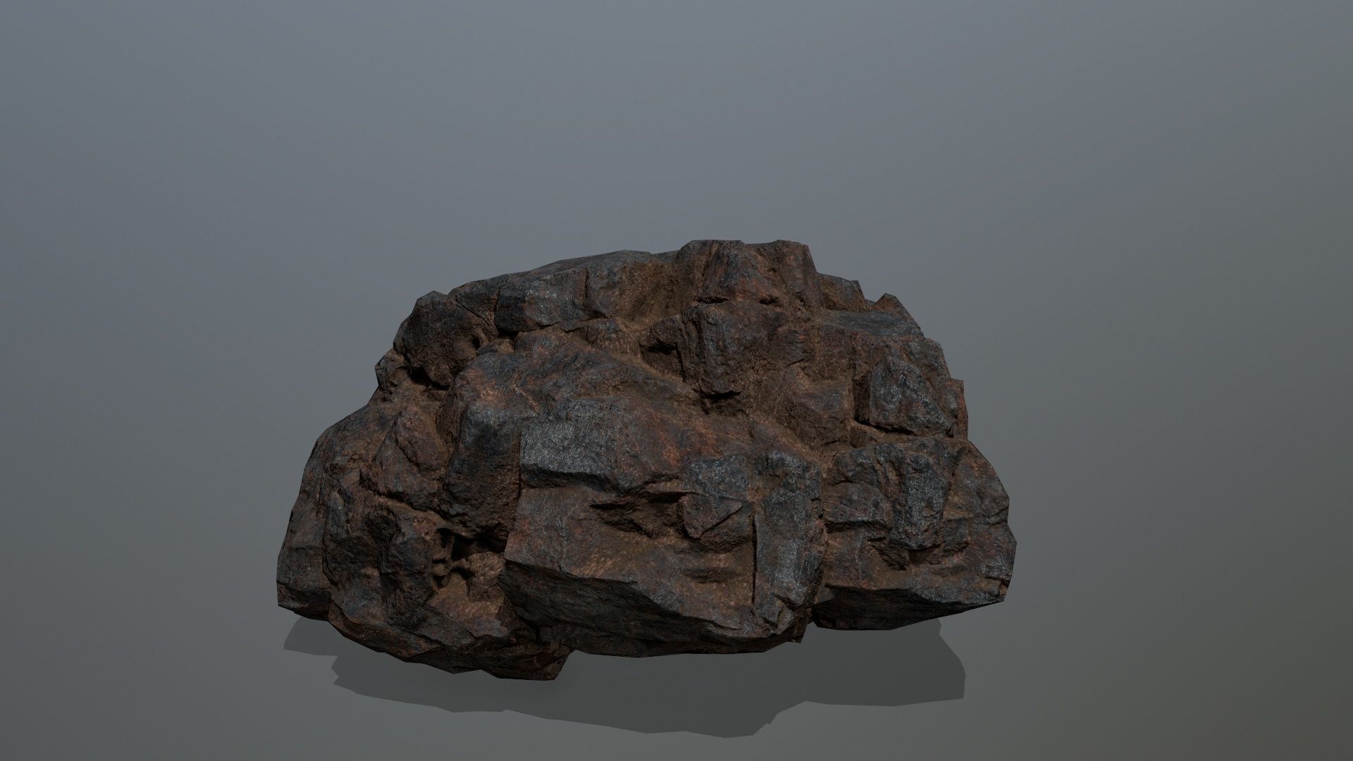 rocks rock Low-poly 3D model_22