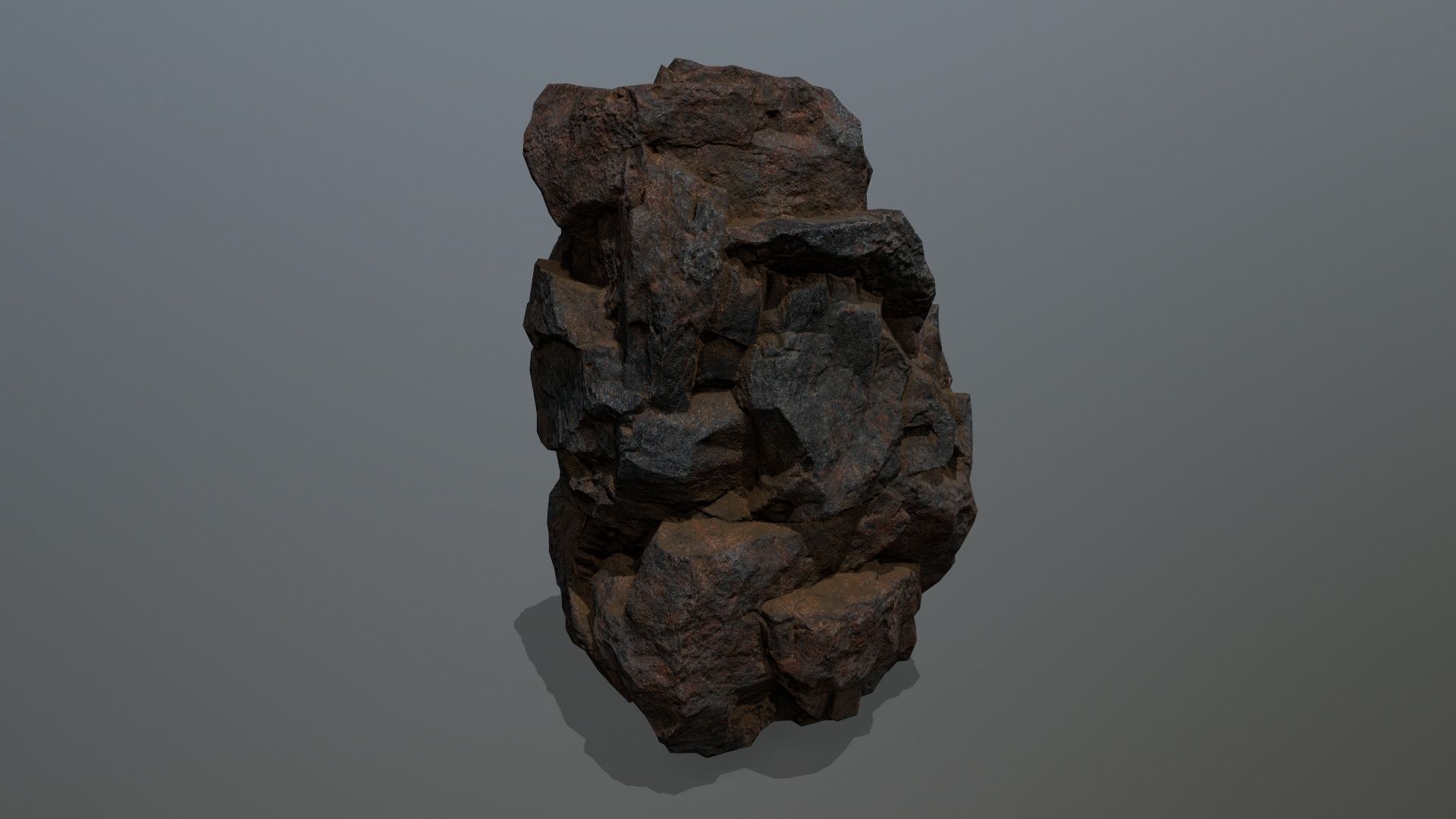 rocks rock Low-poly 3D model_18